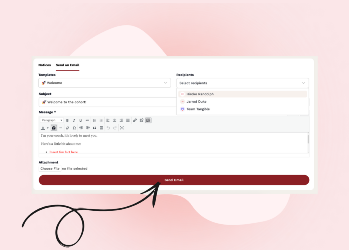 Streamlining Coach Communication in a WordPress LMS